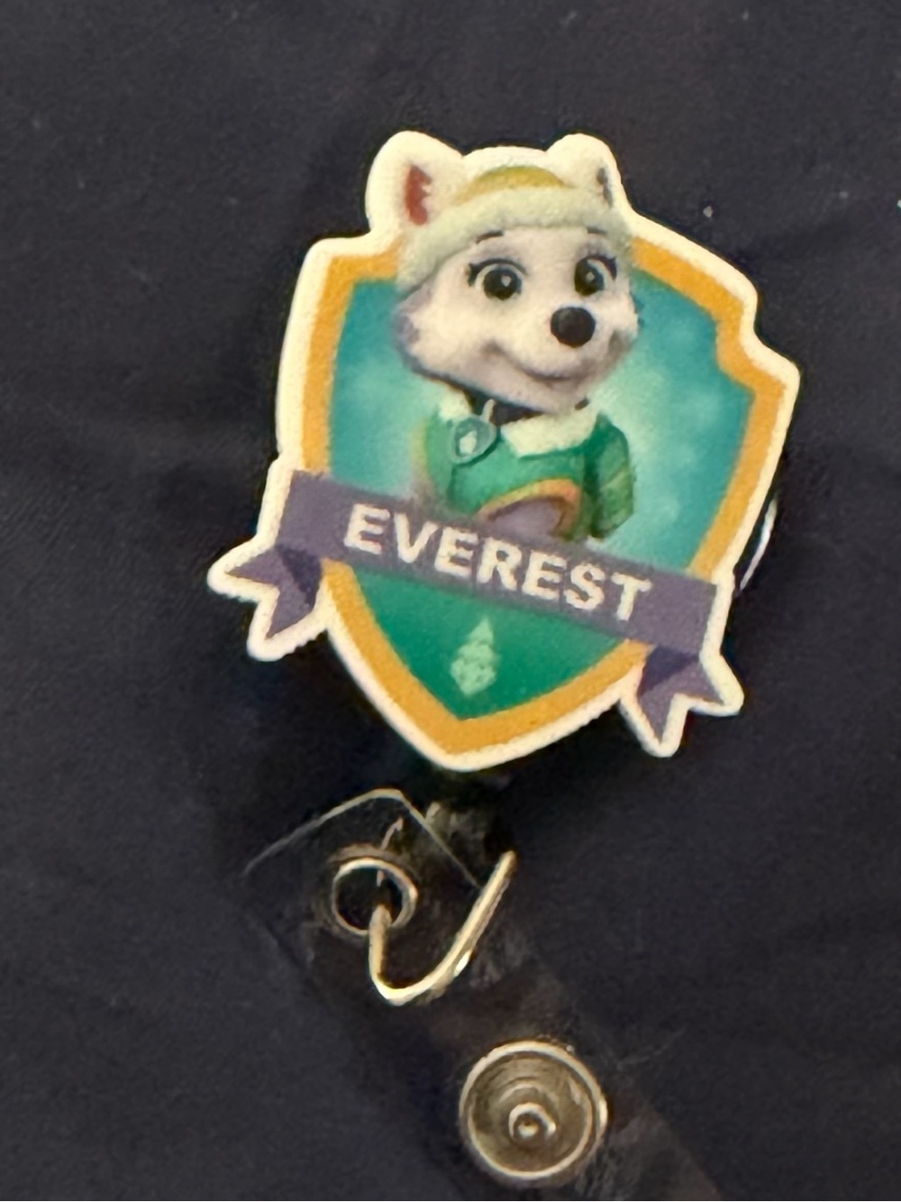 PAW Patrol Everest Badge Reel - White/Green